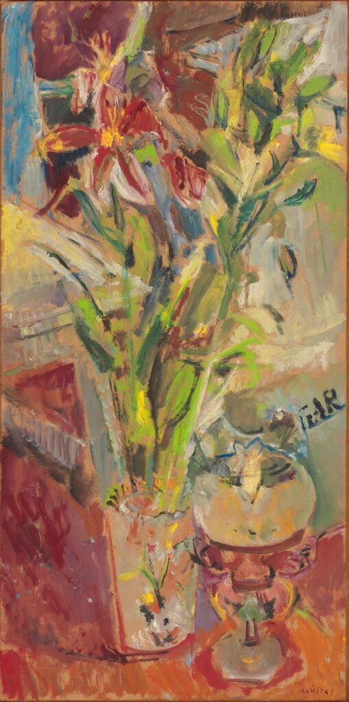 Elgar Collection, 1996 A still-life oil painting by Greek painter Kostas Loustas