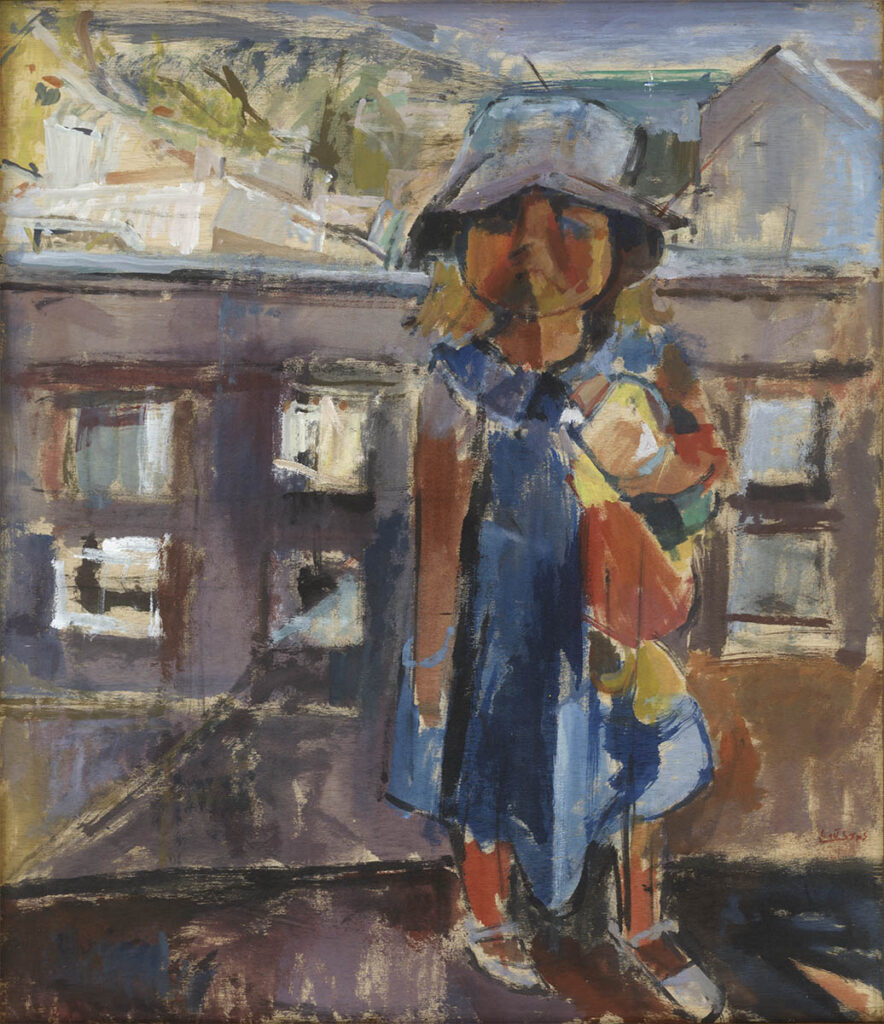 Amelia, 2004 A child painting by Greek painter Kostas Loustas