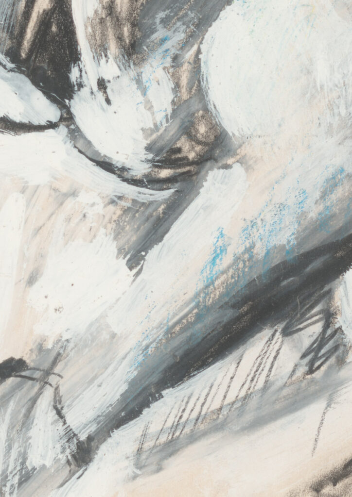 Nude, 1987, pencil and ink on paper, 25 x 17 cm - 4 A nude pencil drawing by Greek painter Kostas Loustas